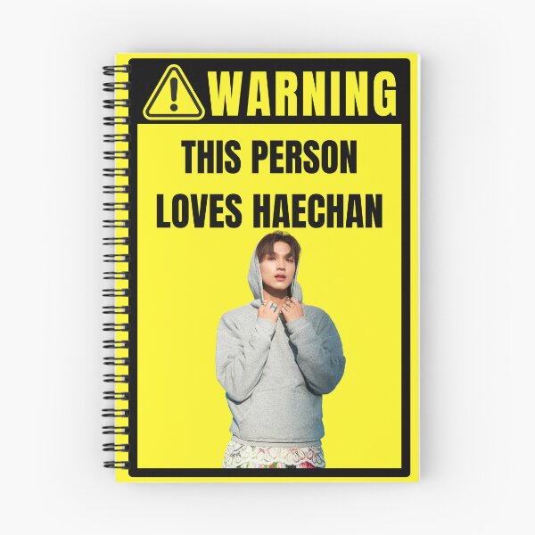 Item preview, nct 127 warning sign: haechan (ay-yo era) (gender neutral) designed and sold by loonaluvdesigns.
