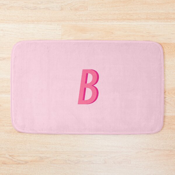 Item preview, B Pink Monogram designed and sold by mbstickerco20.