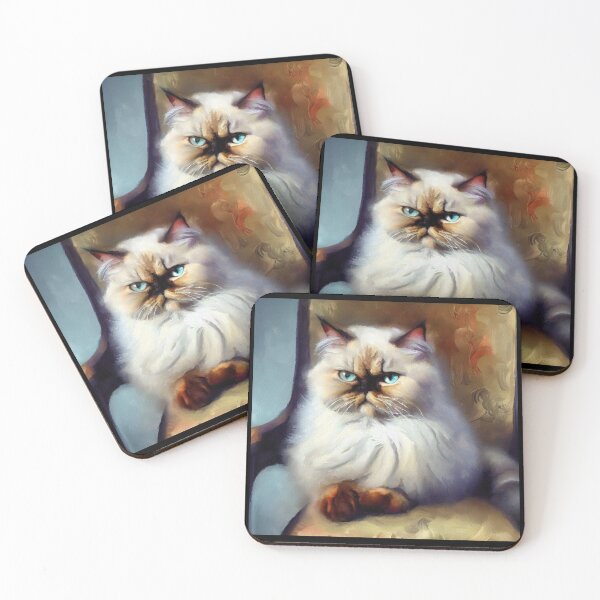 Item preview, Colorpoint Persian Cat  designed and sold by CrankyOldDude.