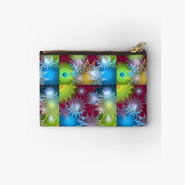 Item preview, Neon Stars: a Patterned Spirograph Collage designed and sold by RachelEDesigns.