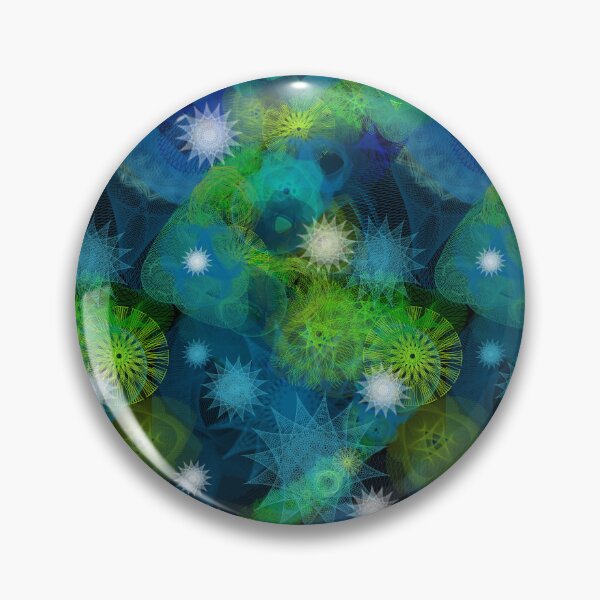 Item preview, Aurora Borealis: a Patterned Spirograph Collage designed and sold by RachelEDesigns.