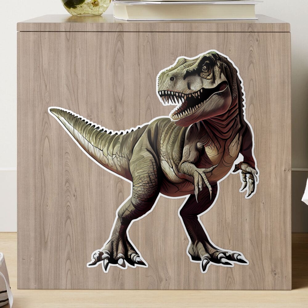 Stickers muraux Dinosaure t-rex artistique - TenStickers