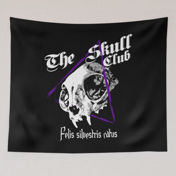 Item preview, The skull Club - Felis silvestris catus designed and sold by SimonSay.