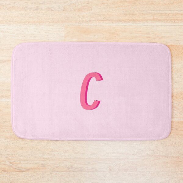 Item preview, C Pink Monogram designed and sold by mbstickerco20.