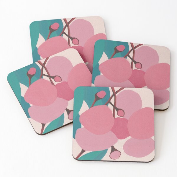 Item preview, Musk Pink Gum Flowers by Australian Artist Leah Gay designed and sold by leahgay.