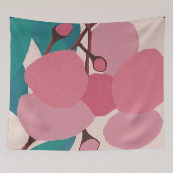Item preview, Musk Pink Gum Flowers by Australian Artist Leah Gay designed and sold by leahgay.