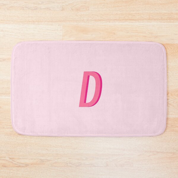 Item preview, D Pink Monogram designed and sold by mbstickerco20.