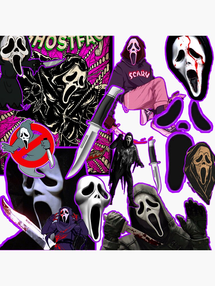 Fun World Juego De Máscara Y Cuchillos Ghost Face Bloody