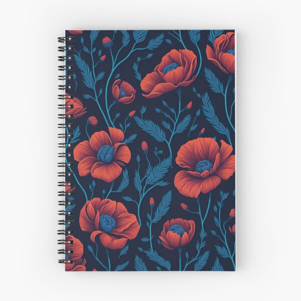 Item preview, Poppies Flowers Pattern designed and sold by CraftyDownloads.
