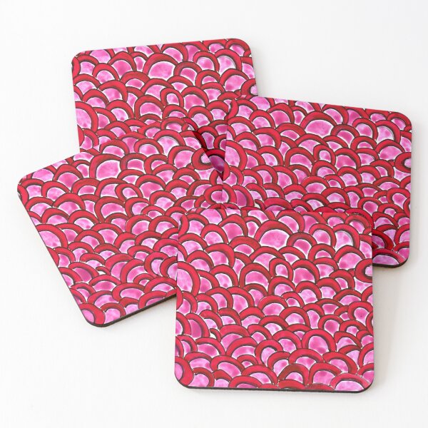 Item preview, Pattern red lentils, watercolor, fine art designed and sold by janianna.