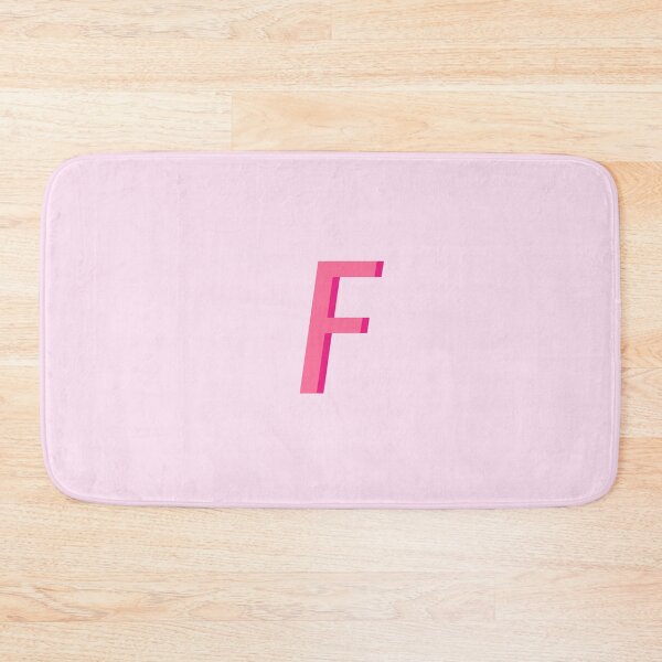 Item preview, F Pink Monogram designed and sold by mbstickerco20.