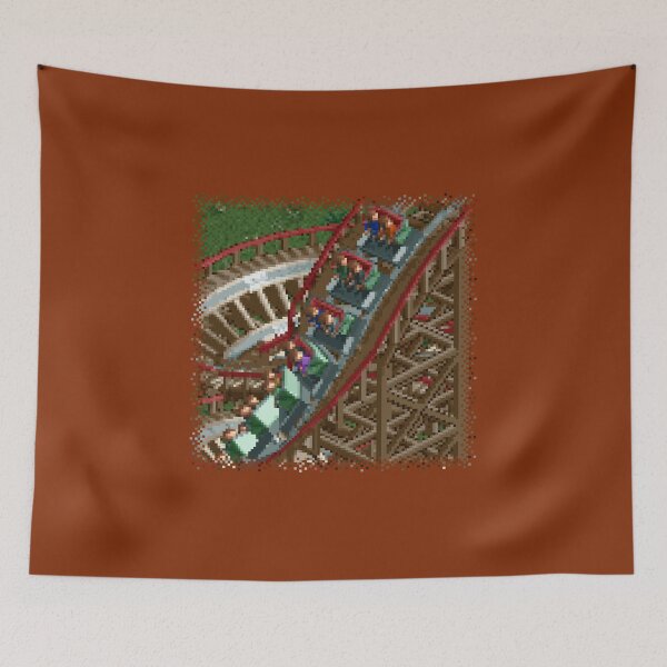 Item preview, RollerCoaster Tycoon RCT 2 - Articulated Wooden Roller Coaster designed and sold by vortiene.