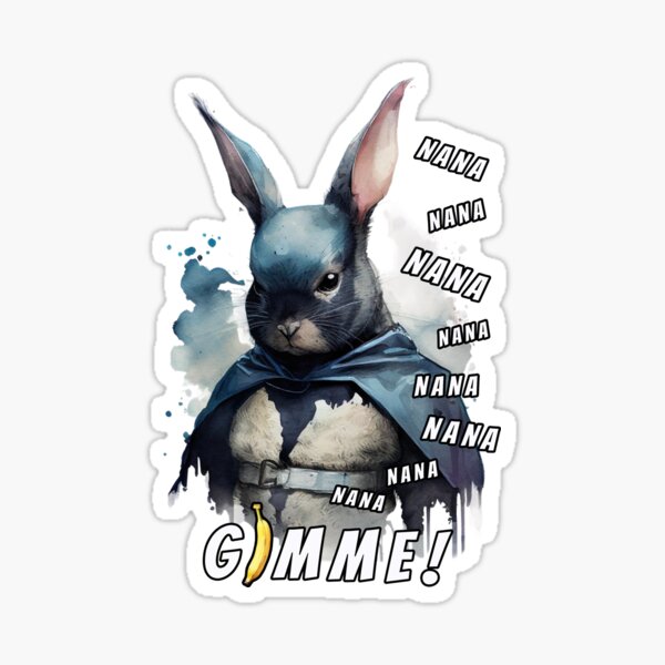 Item preview, Batbun designed and sold by bunnyboxdesigns.