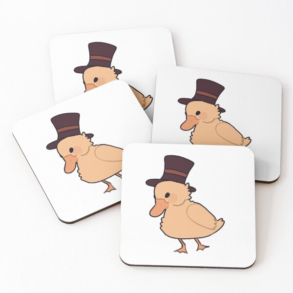 Item preview, fancy duck sticker designed and sold by tazituna100.