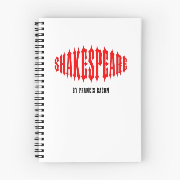 Item preview, SHAKESPEARE. BY FRANCIS BACON. RED/BLACK. designed and sold by 5hertz.