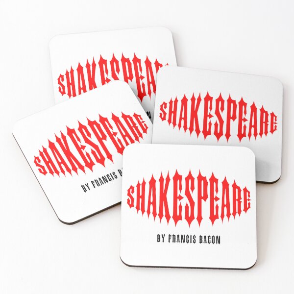 Item preview, SHAKESPEARE. BY FRANCIS BACON. RED/BLACK. designed and sold by 5hertz.