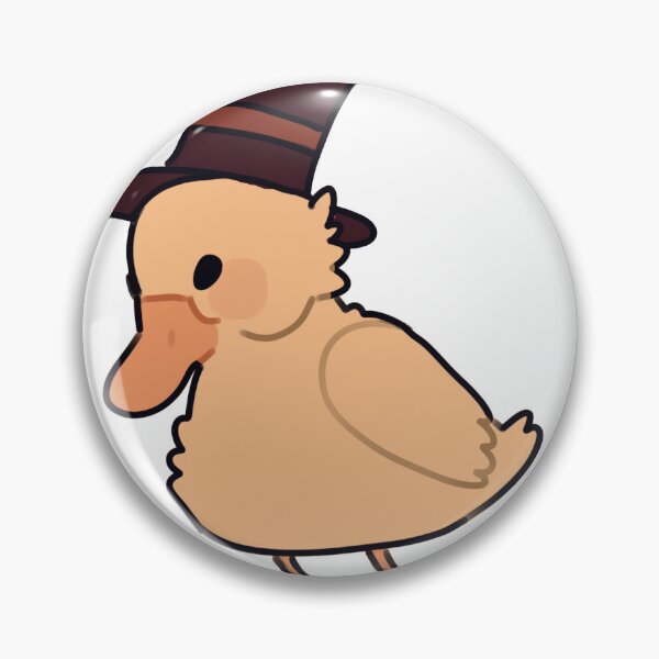 Item preview, fancy duck sticker designed and sold by nekolego.