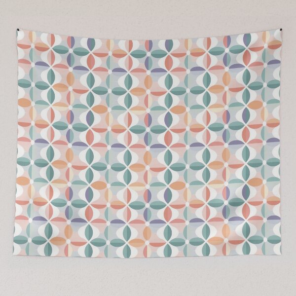 Item preview, Pastel Pattern Swatch No. 2, Circles and Squares designed and sold by Starliteflower.