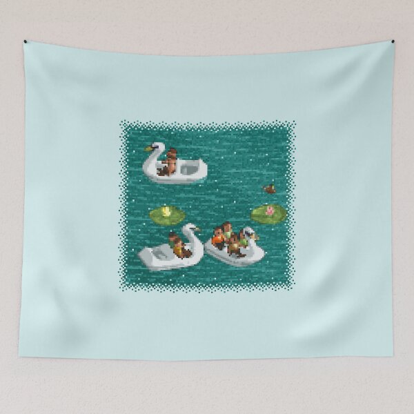 Item preview, RollerCoaster Tycoon RCT 2 - Boat Hire (Swans) designed and sold by vortiene.