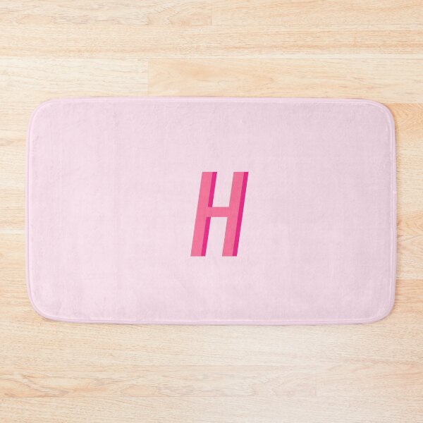 Item preview, H Pink Monogram designed and sold by mbstickerco20.