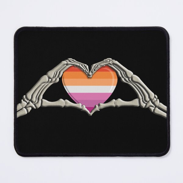 Item preview, Bone Hands Heart Lesbian goth designed and sold by TheirChoice.