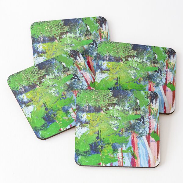 Item preview, Lime Green Abstract Paint by Leah Gay designed and sold by leahgay.