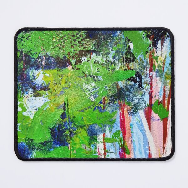Aperçu de l'œuvre Peinture abstraite vert citron par Leah Gay créée et vendue par leahgay.