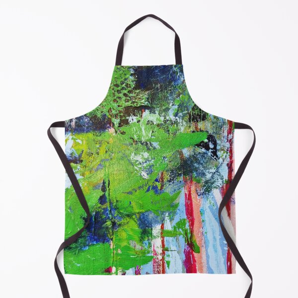 Item preview, Lime Green Abstract Paint by Leah Gay designed and sold by leahgordonartist.