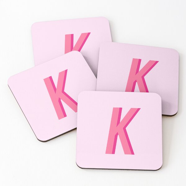 Artikelvorschau, K Rosa Monogramm entworfen und verkauft von mbstickerco20.