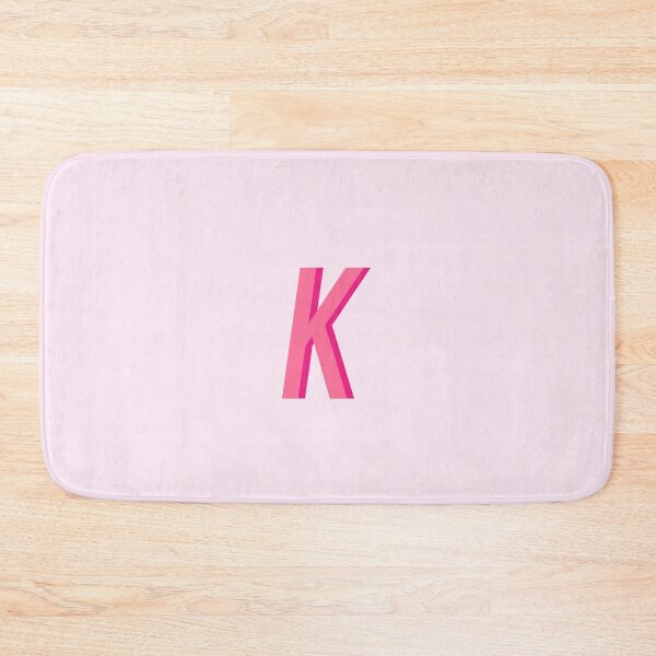 Item preview, K Pink Monogram designed and sold by mbstickerco20.
