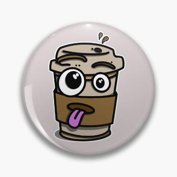 Item preview, Funny Coffee Sticker: Can't Contain the Caffeine Excitement designed and sold by DHC-design.
