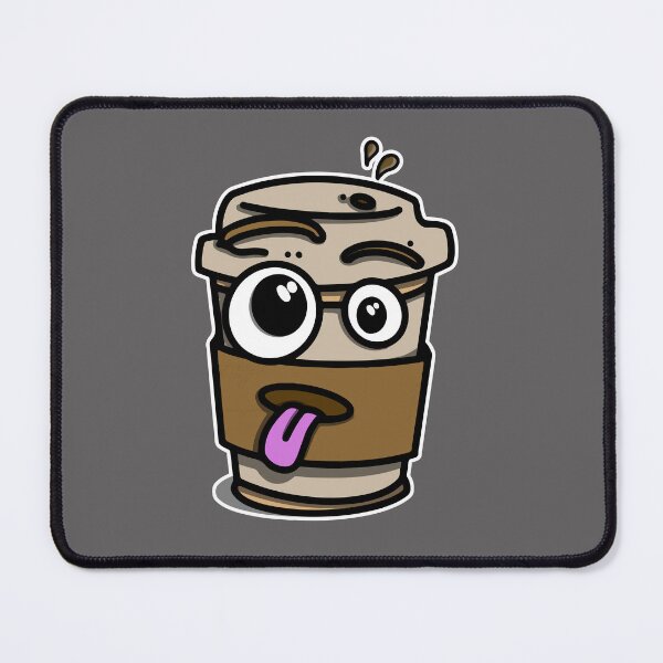 Item preview, Funny Coffee Sticker: Can't Contain the Caffeine Excitement designed and sold by DHC-design.