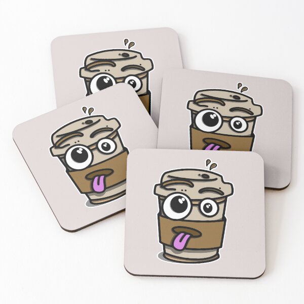 Item preview, Funny Coffee Sticker: Can't Contain the Caffeine Excitement designed and sold by DHC-design.