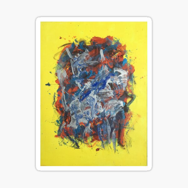 Untitled '17 (in Yellow) Sticker