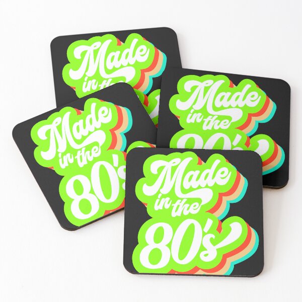Item preview, Made-In-The-80s-Vintage Radium color t shirt designed and sold by Customize Shirts.