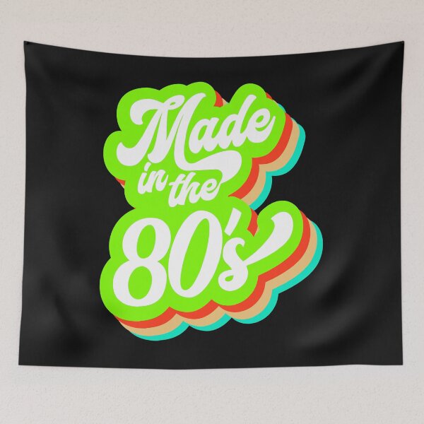 Item preview, Made-In-The-80s-Vintage Radium color t shirt designed and sold by Customize Shirts.