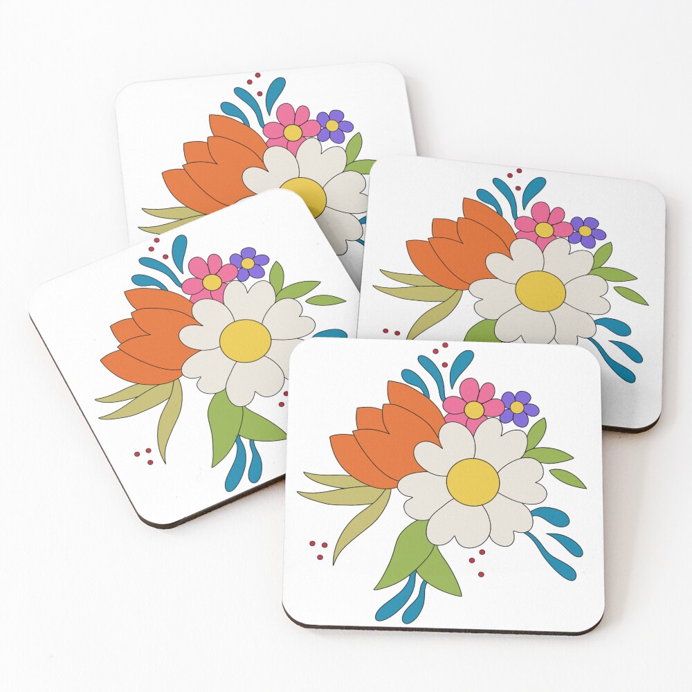Item preview, Coasters (Set of 4) designed and sold by TheRedKnotShop.