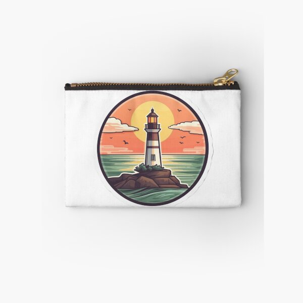 Item preview, Cute Cartoon Style Lighthouse Sticker designed and sold by HandCraftedArt.