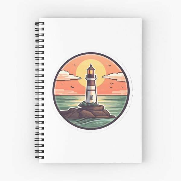 Item preview, Cute Cartoon Style Lighthouse Sticker designed and sold by HandCraftedArt.