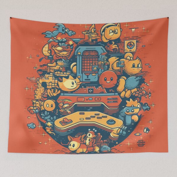 Item preview, ?Retro Gaming Revival: Journey Back to the 16-Bit Era! ?? designed and sold by RobotBadGuy0.