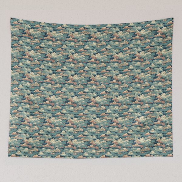 Item preview, Retro Whimsical Cloud Pattern designed and sold by CC-ArtStudio.