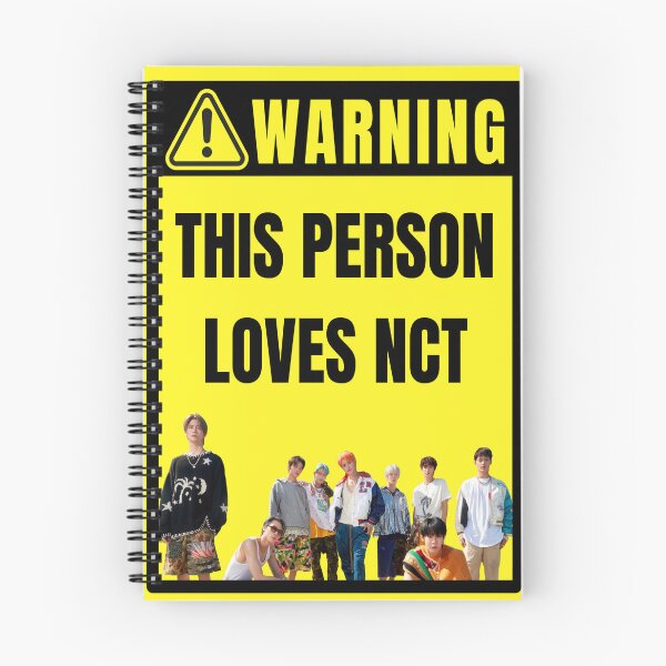 Item preview, nct 127 warning sign: group (ay-yo era) (gender neutral) designed and sold by loonaluvdesigns.