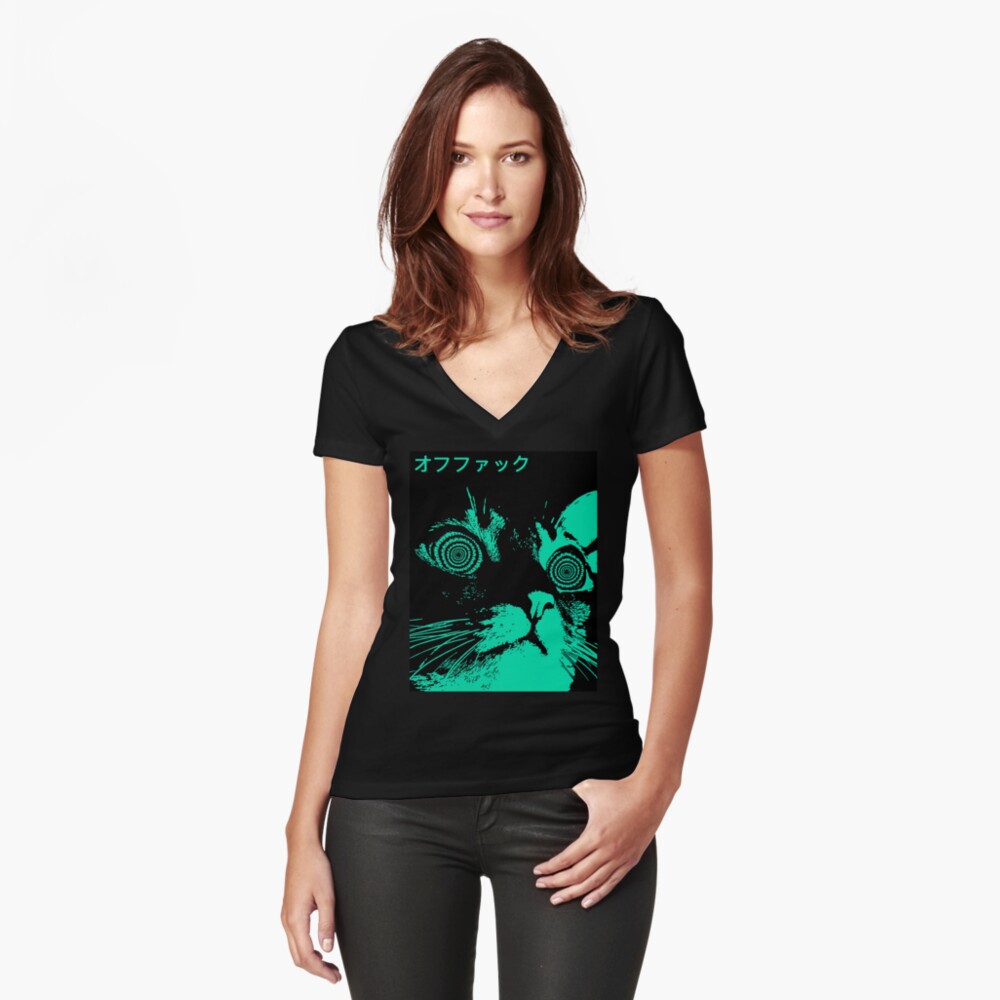 Artikel-Vorschau von Tailliertes T-Shirt mit V-Ausschnitt, designt und verkauft von OWLvision33.