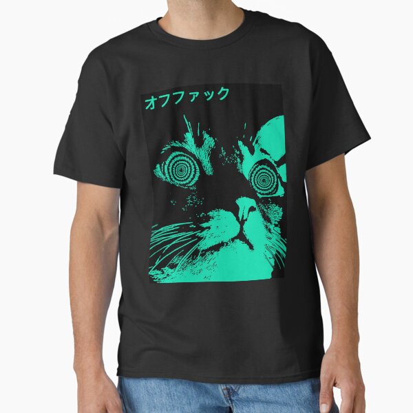 Artikel-Vorschau von Vaporwave Cool Cat im japanischen urbanen Neon-Stil, designt und verkauft von OWLvision33.
