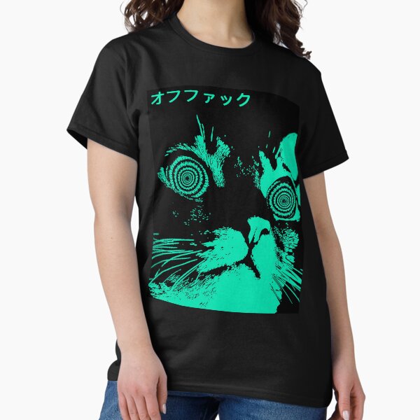Item preview, Vaporwave Cool Cat Japanese Urban Neon Style designed and sold by OWLvision33.