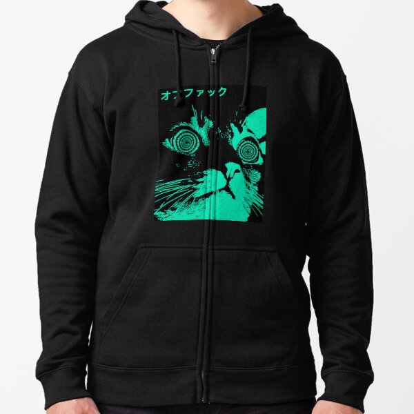 Artikel-Vorschau von Vaporwave Cool Cat im japanischen urbanen Neon-Stil, designt und verkauft von OWLvision33.