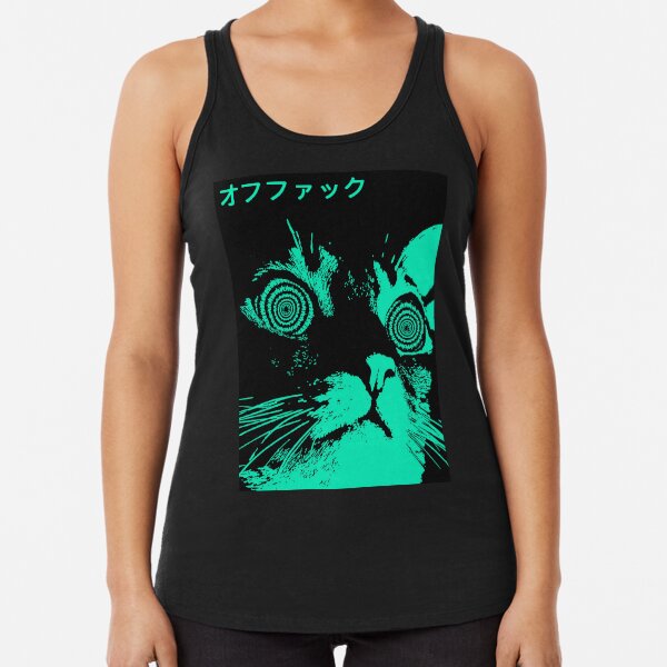 Artikel-Vorschau von Vaporwave Cool Cat im japanischen urbanen Neon-Stil, designt und verkauft von OWLvision33.