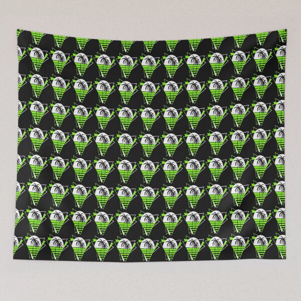 Item preview, Palm Tree Retro 80s Vintage Radium color t shirt designed and sold by Customize Shirts.