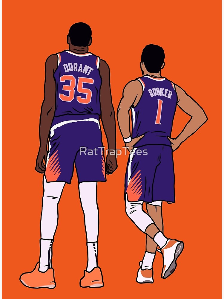 Devin Booker Back-To Framed Art Print for Sale by RatTrapTees