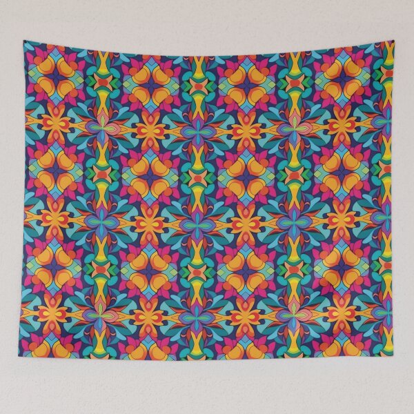 Item preview, Geometric Pattern with Bright Colours NO 1 designed and sold by Starliteflower.